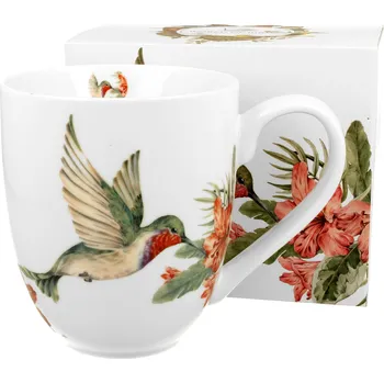 DUO Gifts DG - Porcelánový hrnek jumbo XXL Kolibřík v dárkové krabičce - 1 litr