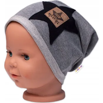 Čepice Čepice beanie Baby Nellys šedá vel. 48