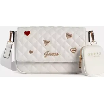 Kabelka GUESS dámská kabelka, crossbody Lawthorn bílá