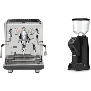 Kávovar ECM Synchronika II + Eureka Zenith 65 Touch, black
