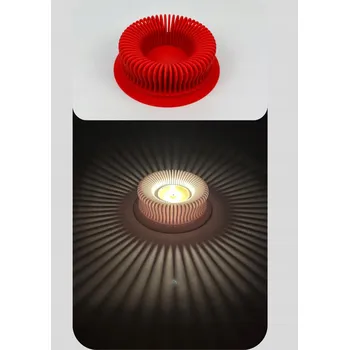 Svícen Svícen na čajovou svíčku MAGICKÁ HRA SVĚTLA dekorace úžasný bílý