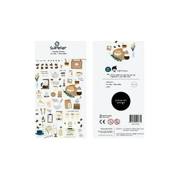 Set školních potřeb Naklejki ozdobne Kawa