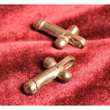 Přívěsek Drakkaria ŘÍMSKÝ FALICKÝ PŘÍVĚŠEK, Hillington, Norfolk, bronz