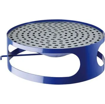 Venkovní odpadkový koš HTI Víko k betonovému odpadkovému koši s popelníkem - modré MC-6117-C1