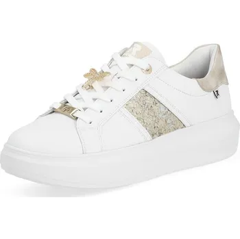 Dámské polobotky RIEKER Revolution W1202-82 bílé dámské kožené tenisky 39