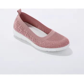 Dámské baleríny Baleríny z prodyšné síťoviny růžová 40