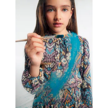 Oblečení a móda Vzorované šaty Mayoral - 1407981043 Veľkosť: 158