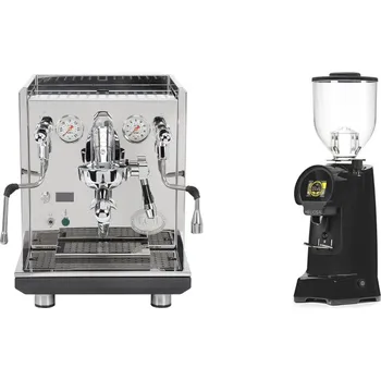 Kávovar ECM Synchronika II + Eureka Helios 75, black
