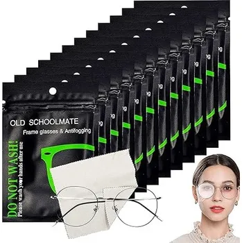 Čisticí roztok na brýle 10 kusů hadříků proti zamlžování brýlí