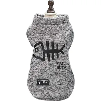 Obleček pro psa Surtep Mikina pro psa rybí kost šedá L