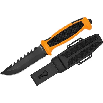 BSH Turistický taktický nůž, oranžový, 23,5 cm
