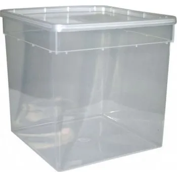 Terárium Plastové terárium BraPlast Velké 5.8 L 18.5x18.5x19 cm