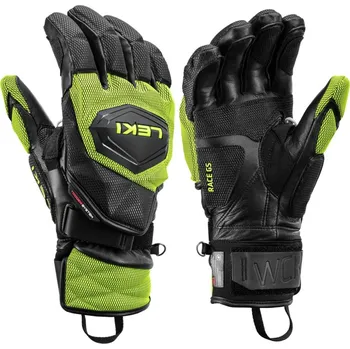 Leki WCR Venom GS 3D 654802301 - black/ice lemon 8.5