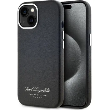 Karl Lagerfeld Grained PU Hotel RSG Zadní Kryt pro iPhone 15 Black Představujeme Karl Lagerfeld Grained PU Hotel RSG - prémiový kryt, který přináší dokonalou ochranu pro váš telefon a zároveň zaujme