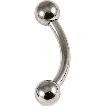 Piercing Titanový piercing micro circular Barbell - sterilní :: 1,2x10x3mm
