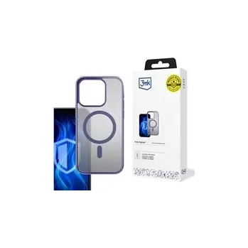 Pouzdro na mobilní telefon 3mk ochranný kryt Frosty MagCase Purple pro Apple iPhone 16 Pro Max