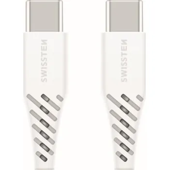 Kabel Swissten datový kabelusb-c/usb-c bílý 1,2m (eco balení)