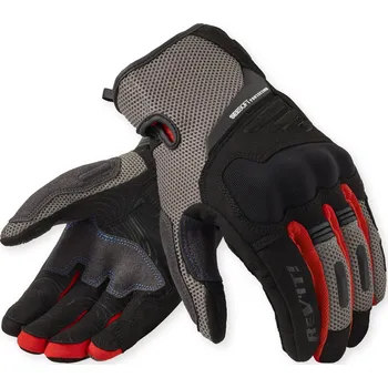 Moto rukavice REVIT rukavice CAVERN grey/red - 3XL