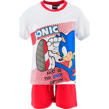 Chlapecké pyžamo SONIC ENERGY červené Velikost: 98