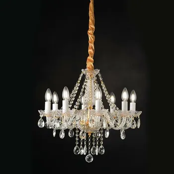 ACA Lighting Crystal závěsné svítidlo BLK80418PCG