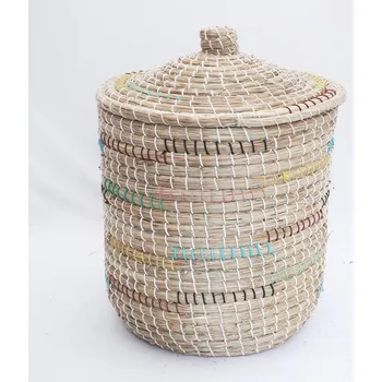 Odpadkový koš Hitra Koš s víkem- abaka- malý