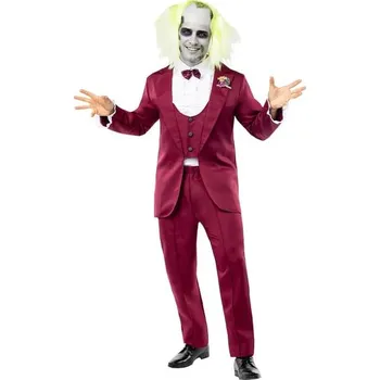 Karnevalový kostým Funiglobal - Kostým Beetlejuice pro muže - Beetlejuice - XL