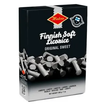 Bonbon Halva Finsko Lékořicové bonbony, sladké Finsko 200g