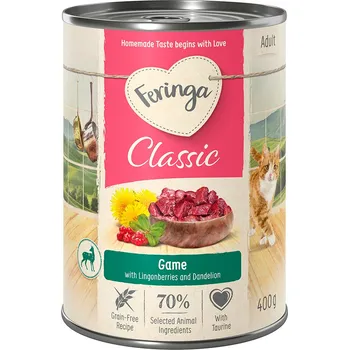 Krmivo pro psa 6x400g Feringa Classic Meat Menu - zvěřina