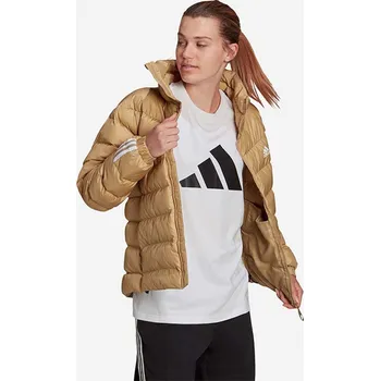 Bunda adidas Itavic 3-Stripes Midweight dámská, béžová barva, zimní, oversize, GQ2344-cream, 34, 01X