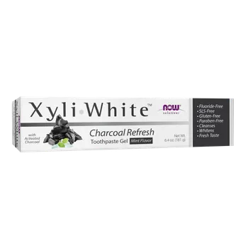zubní pasta NOW Zubní pasta XyliWhite Charcoal Refresh (s aktivním uhlím), 181g
