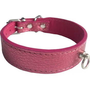 Obojek pro psa HUHUBAMBOO METAL obojek růžový S 2,4x26-31cm (355457)