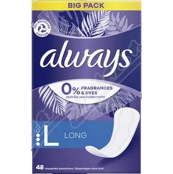 Menstruační vložka Always Daily Protect Long intimky bez vůně L 48ks