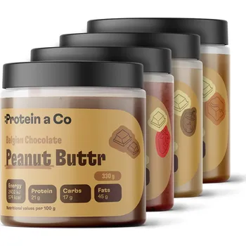 ProteinaCo ochucený arašídový krém 4x330g