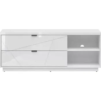 Televizní stolek FORN televizní stolek RTV2S, bílý lesk - SLEVA 3% s kodem radost25
