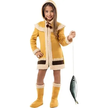 Karnevalový kostým Funiglobal - Kostým eskimák pro dívky - 7-9 years