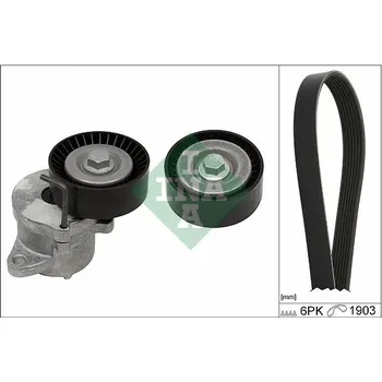 Sada žebrovaných klínových řemenů Schaeffler INA 529 0348 10