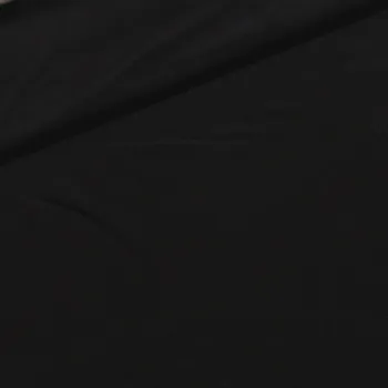 TextilCentrum.cz Fleece (flís) 001 jednobarevná uni černá, š.150cm (látka v metráži)