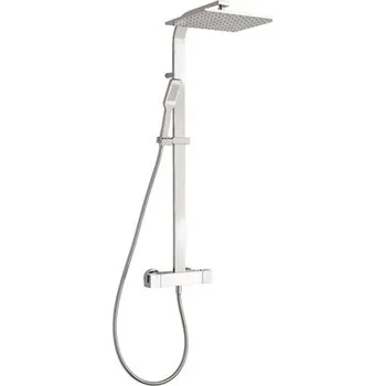Sprchový set Systém sprchový s termostatem, hlavová sprcha 300x300 mm, chrom, PURE Q300