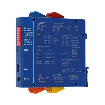 NICE LP21 indukční detektor kovu, 1-smyčkový, 24V AC/DC