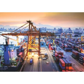 RAVENSBURGER Puzzle Přístav Hamburg 1000 dílků