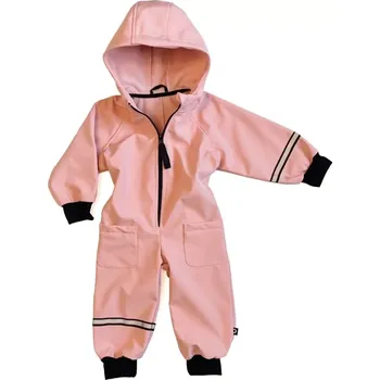 Kojenecká kombinéza PINKIE softshellová kombinéza Pink/Black vel. 98-104 cm
