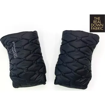 Rukávník PINKIE péřové rukavice na kočárek Superfine Black