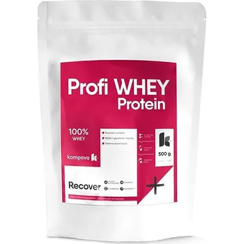Protein Kompava Profi Whey Protein 500 g, vanilka