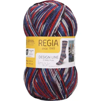 Příze Regia 4-Ply Design line 3890 Hasvik (Ponožková příze Regia Design line color)