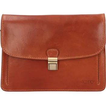 Pánská aktovka Lagen Pánská kožená etue (dokladovka) BLC-223/2596 koňak