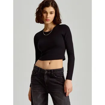 Dámská móda Zkrácené tričko - XS - House - černá - 327DW-99X