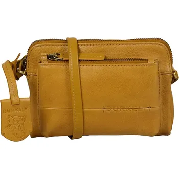 BURKELY Kožená crossbody kabelka na mobil Natural Norah 1000820.04.63 žlutá