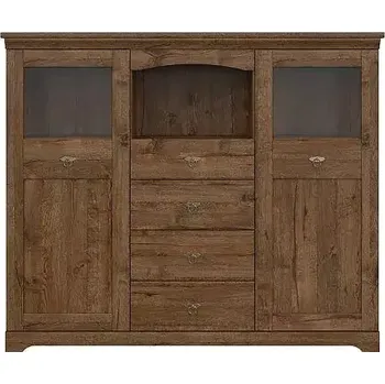 Obývací stěna Vitrína Patras KOM2W4S - dub april - SLEVA 3% s kodem radost25