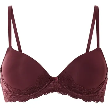 Podprsenka esmara® Dámská podprsenka s krajkou (85C, bordó)