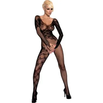 Dámské erotické prádlo Obsessive Body Bodystocking F210 černá S-M-L